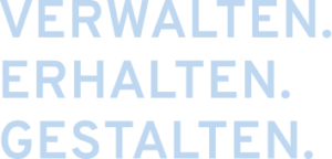 Verwalten. Erhalten. Gestalten. AX.AR Immobilienverwaltung GmbH.